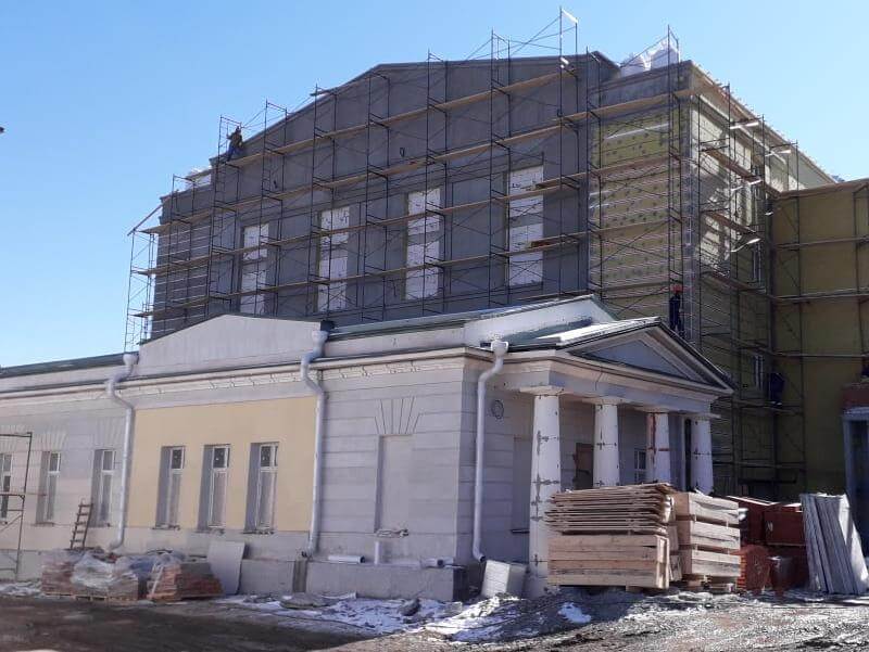 Реконструкция исторического здания на Виз-бульваре близится к завершению