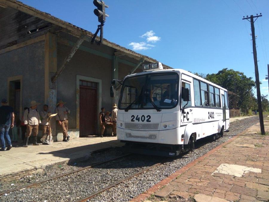 Рельсовый автобус производства «Синара-Транспортные Машины» успешно проходит испытания на Кубе
