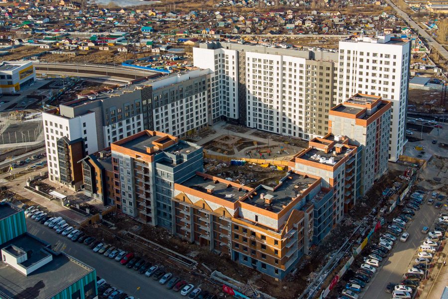 «Синара-Девелопмент» завершила строительство жилого квартала в районе «Солнечный»